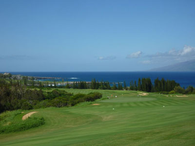 Kapalua Plantation 18th hole Kapalua Plantation 18th hole